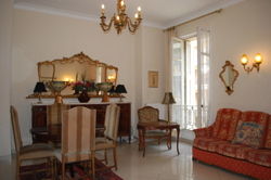 Lounge towards Juliet balcony window