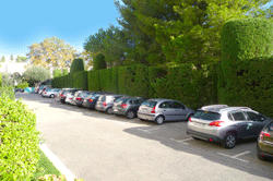 La Tour Sarrasine private, secure parking, Nice France