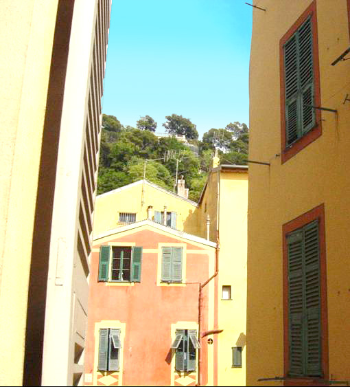 View of Chateau Hill, Nice France