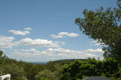 View from dining terrace