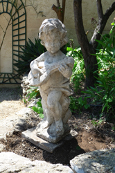 Cherub - garden feature