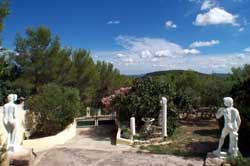 View from dining terrace